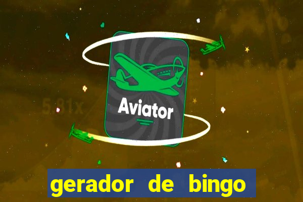 gerador de bingo cha de bebe